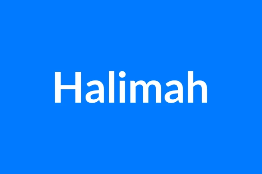 Halimah नाम का मतलब | Halimah Name Meaning in Hindi
