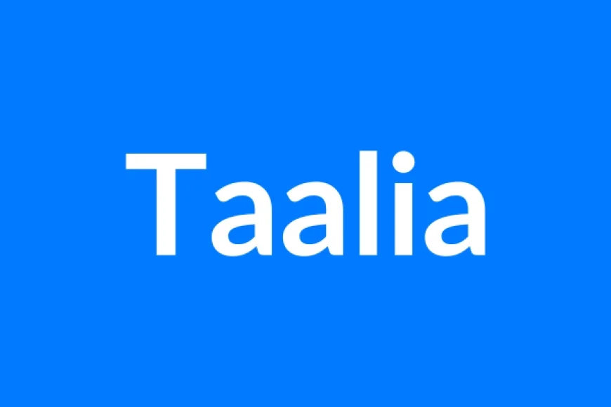 Taalia नाम का मतलब | Taalia Name Meaning in Hindi