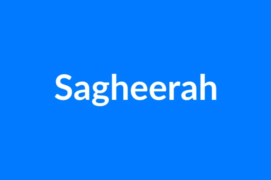 Sagheerah Name Meaning | Islamic Girl Name