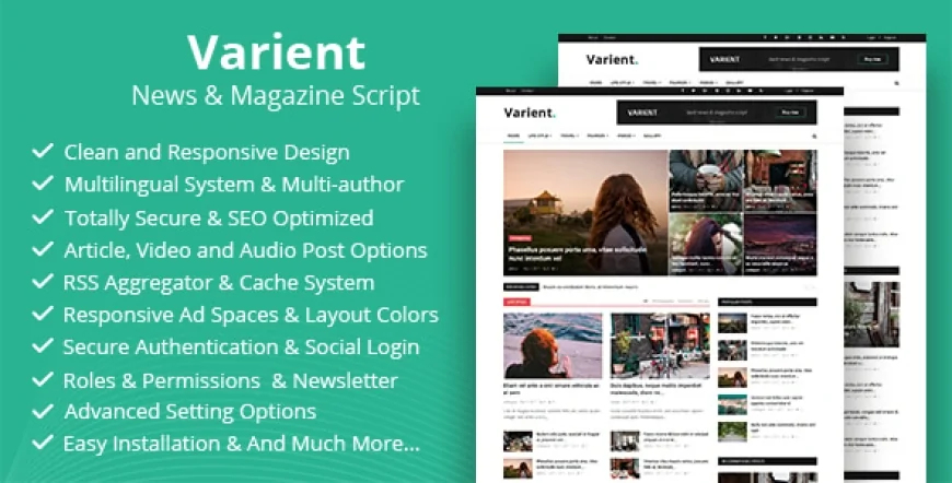 Varient News CMS Script Modules — Complete Guide (Bootstrap 5.2.3, No Custom CSS)