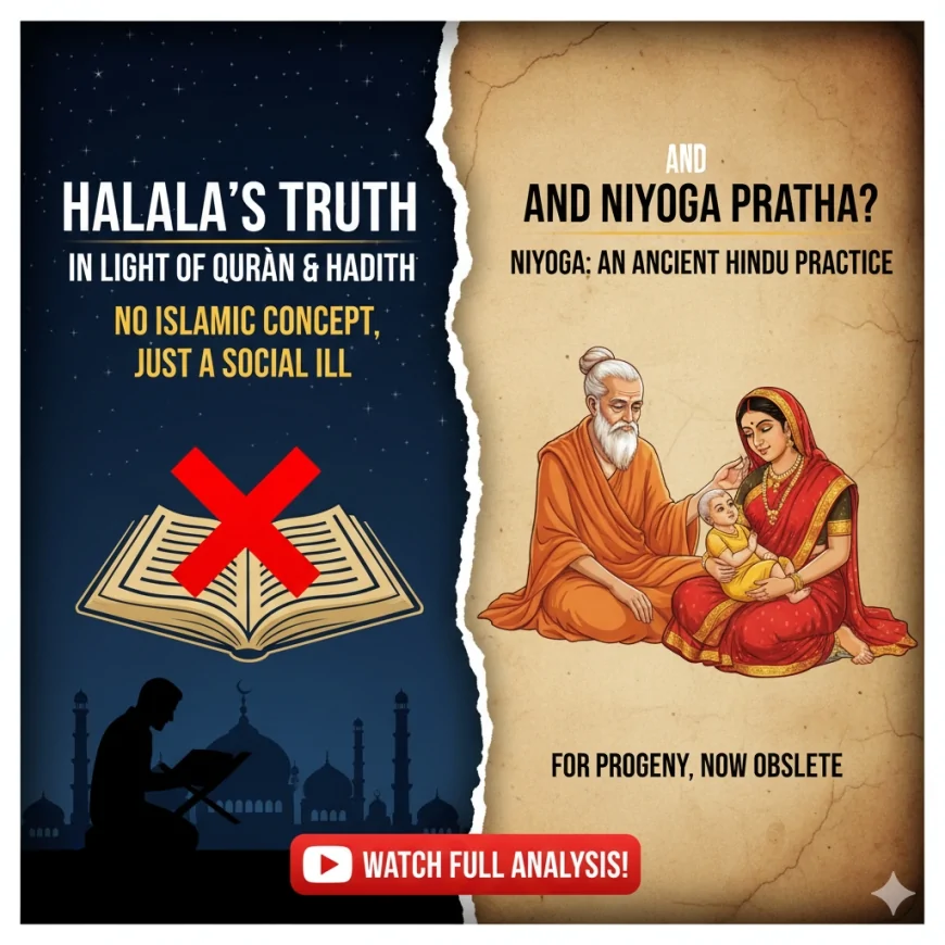 हलाला की हकीकत: क़ुरान और हदीस की रौशनी में सच्चाई - नियोग प्रथा क्या है? | क्या नियोग प्रथा आज भी प्रचलित है?