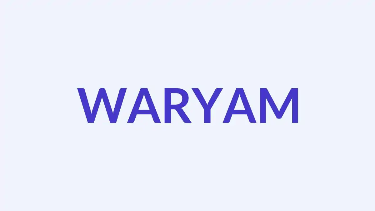 वरयाम नाम का अर्थ, उत्पत्ति और व्यक्तित्व | सिख लड़कों के नाम