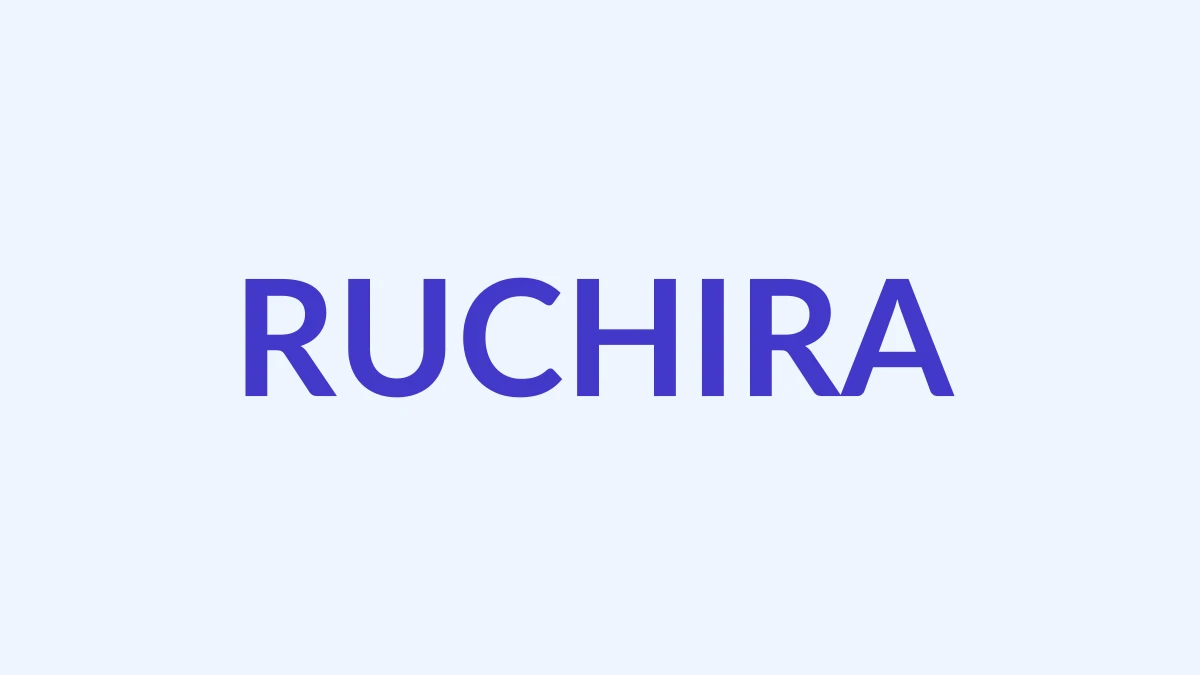 रुचिरा नाम का अर्थ, उत्पत्ति और व्यक्तित्व | Ruchira Name Meaning, Origin & Personality