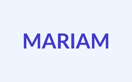 मरियम नाम का अर्थ, उत्पत्ति, और व्यक्तित्व