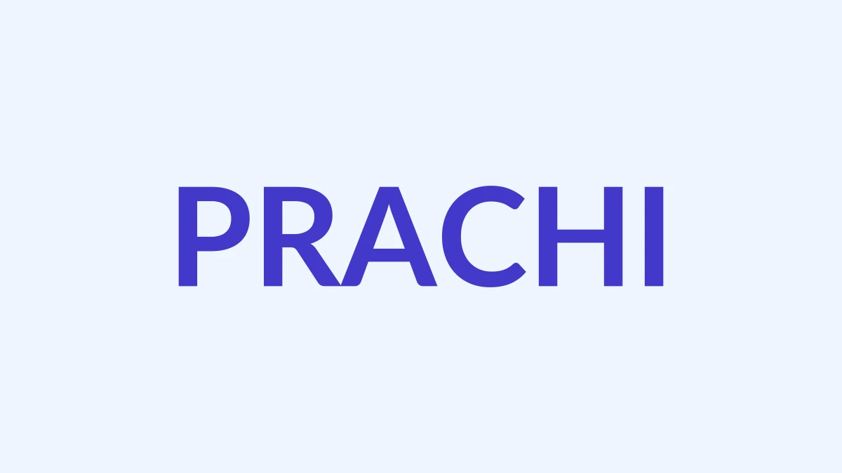 प्राची Name Meaning