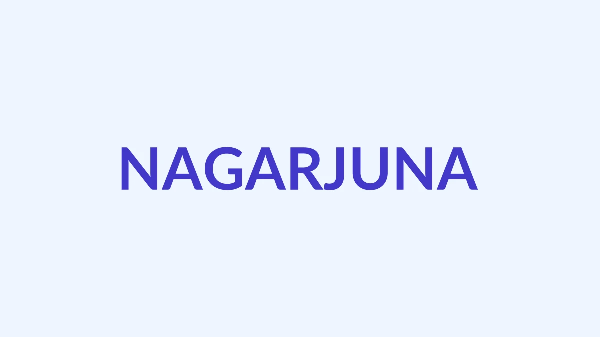 नागार्जुन Name Meaning
