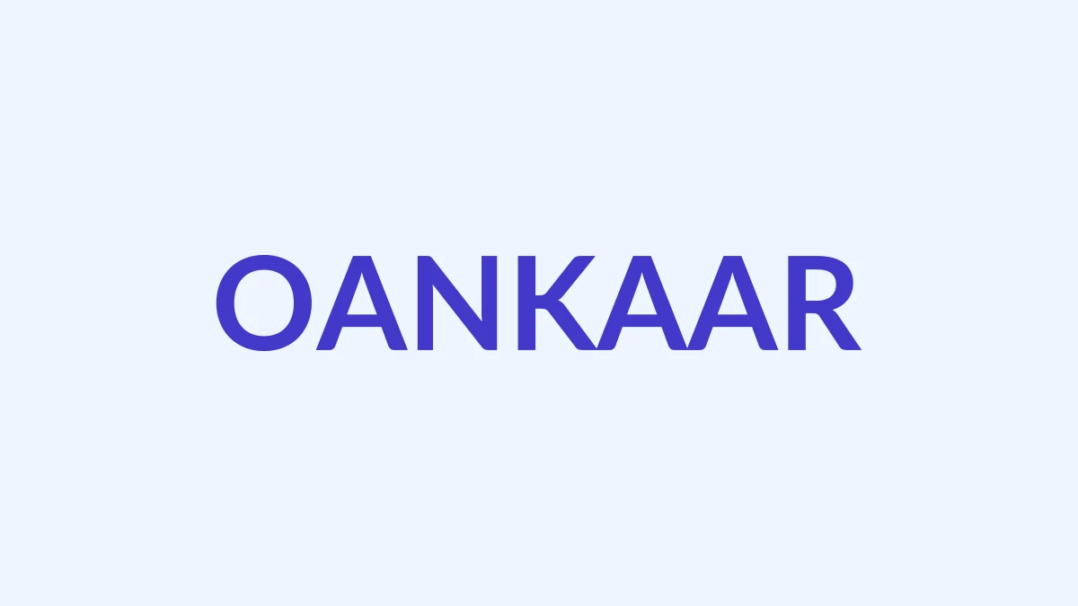 ओअंकार Name Meaning