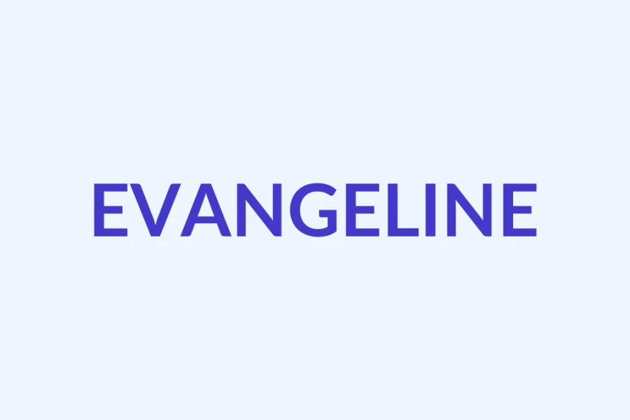 इवेंजेलिन Name Meaning