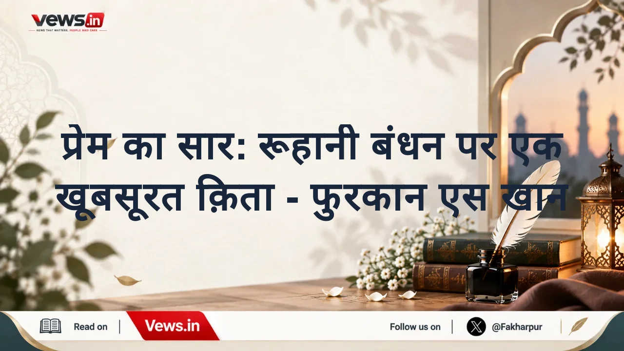 प्रेम का सार: रूहानी बंधन पर एक खूबसूरत क़िता - फुरकान एस खान