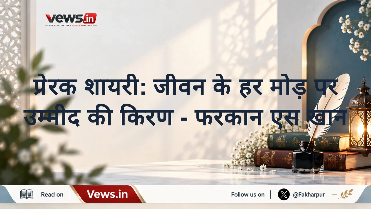 प्रेरक शायरी: जीवन के हर मोड़ पर उम्मीद की किरण - फरकान एस खान