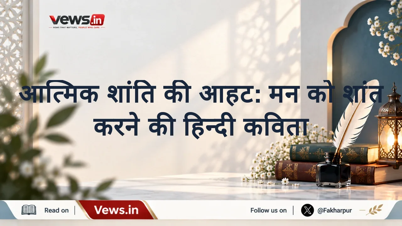 आत्मिक शांति की आहट: मन को शांत करने की हिन्दी कविता