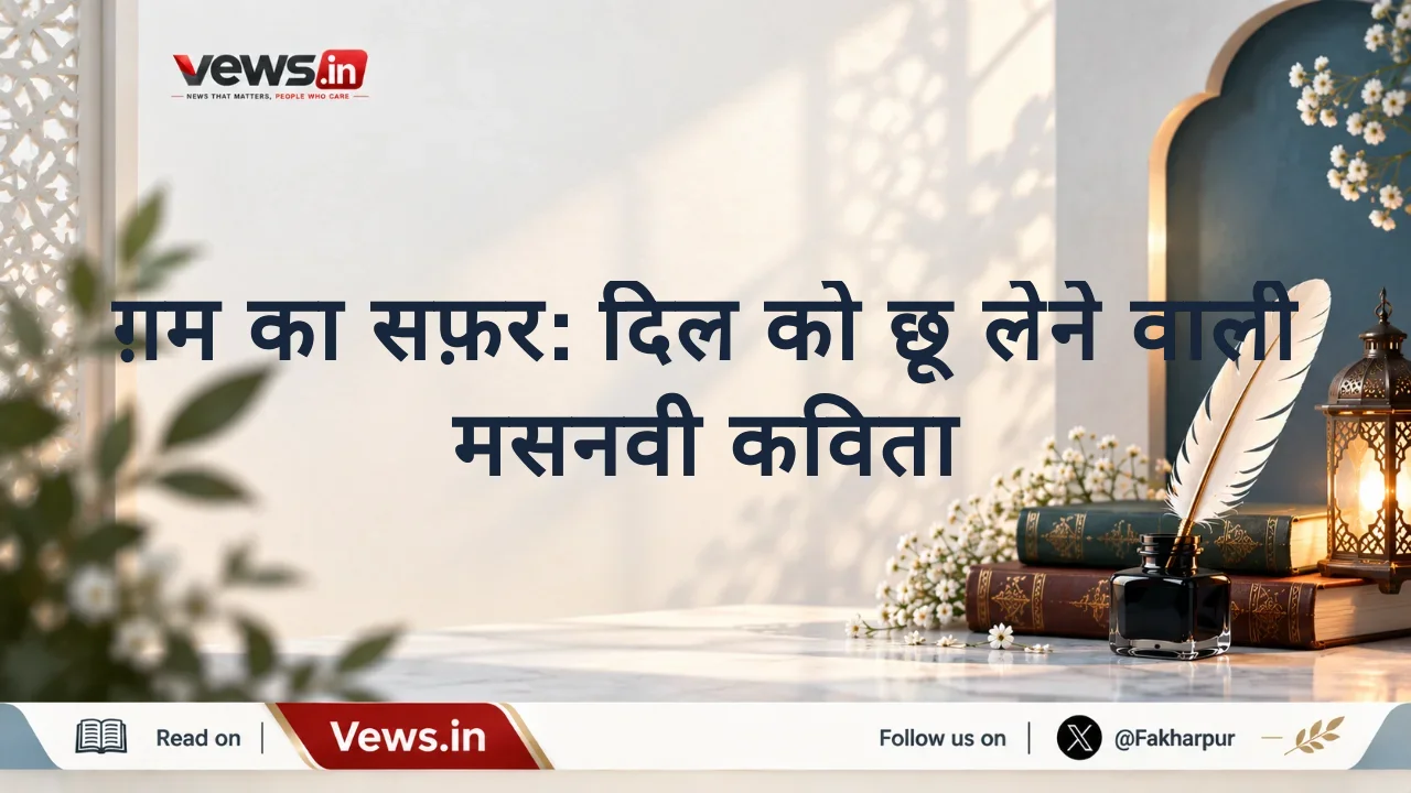 ग़म का सफ़र: दिल को छू लेने वाली मसनवी कविता