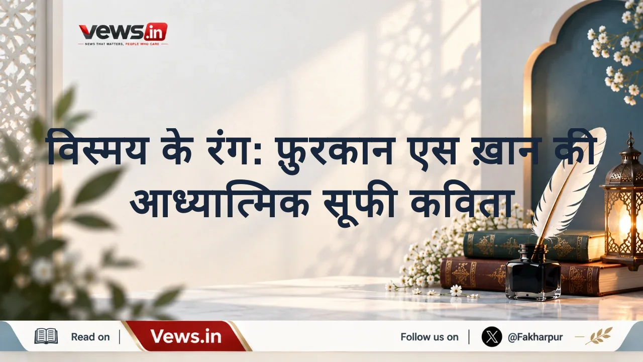 विस्मय के रंग: फ़ुरकान एस ख़ान की आध्यात्मिक सूफी कविता