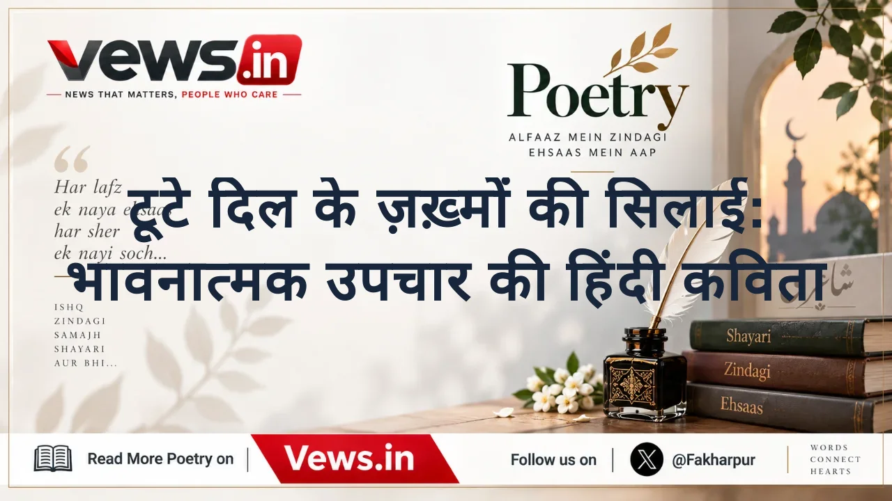 टूटे दिल के ज़ख़्मों की सिलाई: भावनात्मक उपचार की हिंदी कविता