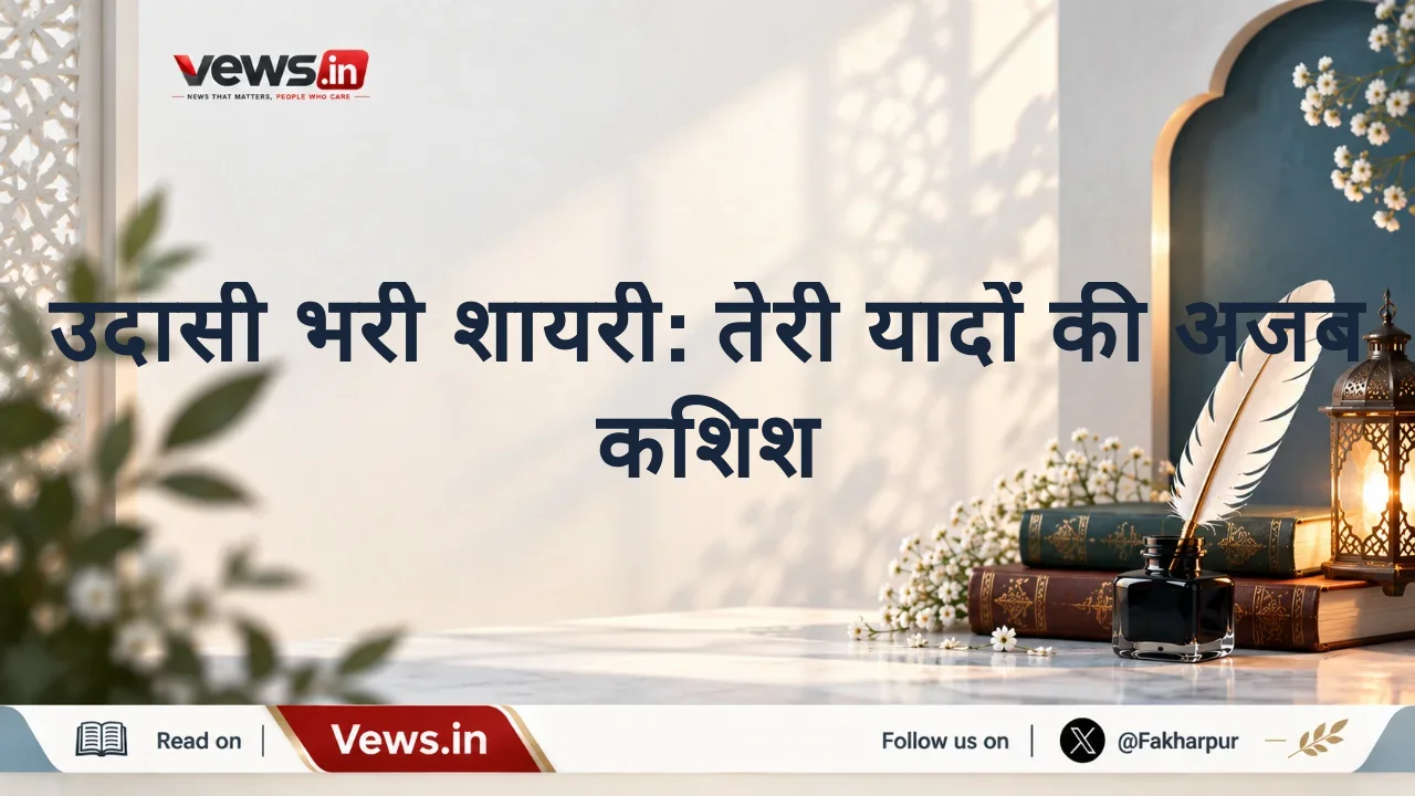 उदासी भरी शायरी: तेरी यादों की अजब कशिश