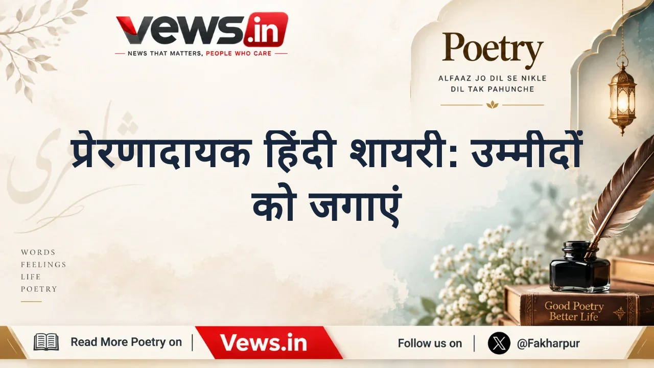 प्रेरणादायक हिंदी शायरी: उम्मीदों को जगाएं