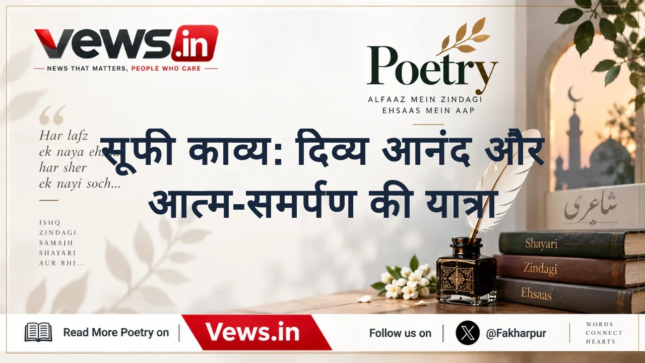 सूफी काव्य: दिव्य आनंद और आत्म-समर्पण की यात्रा