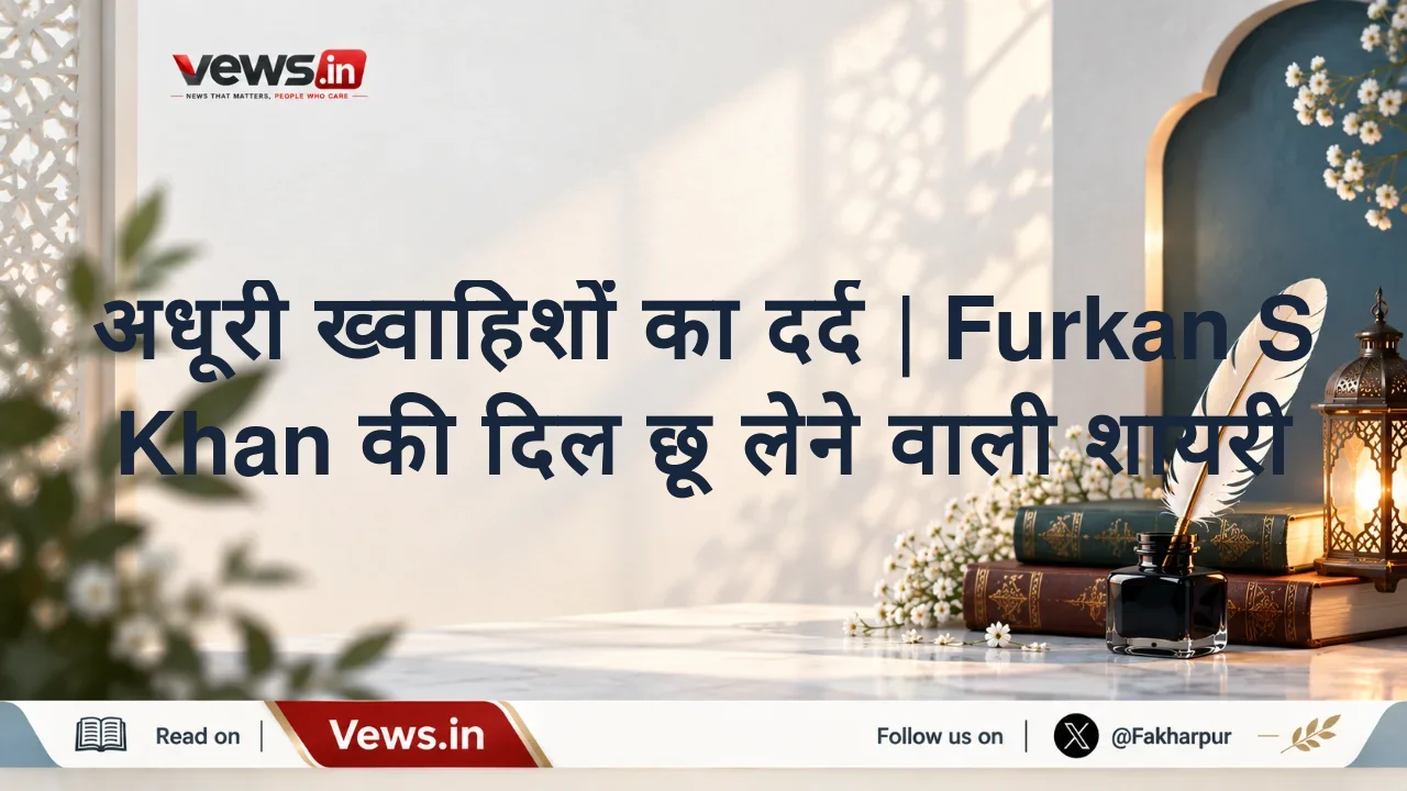 अधूरी ख्वाहिशों का दर्द | Furkan S Khan की दिल छू लेने वाली शायरी